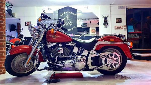 Harley-Davidson FLSTF Fat Boy 1450 Limited U.S.A Candy Rouge